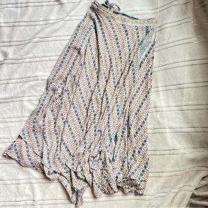Free People Good 4 U Print Midi Skirt